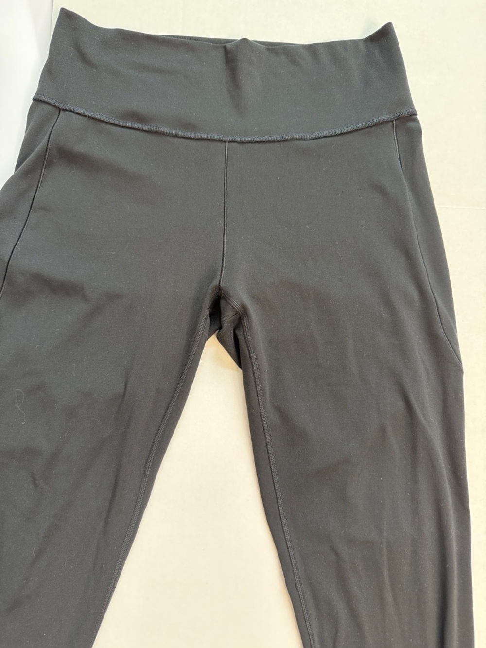 Adidas High-Rise Workout Leggings Cropped Black size Large - Picture 2 of 13
